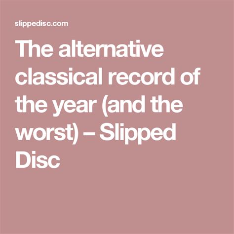 Slippedisc classical - In this compulsively readable, fascinating, and often provocative guide to classical music, Norman Lebrecht, one of the world’s most widely read cultural commentators tells the story of the rise...